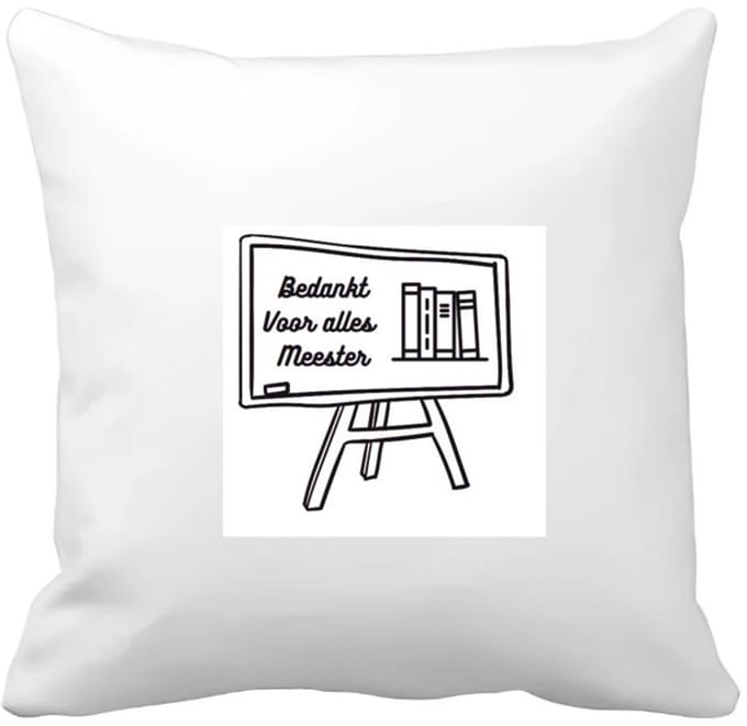 Akyol - bedankt voor alles meester Kussen hoes - Meester - meester - leraar - 40 bij 40 cm