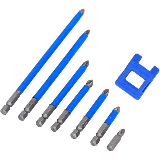 7PCS Set Kruiskopschroevendraaierbit PH2 Magnetisch Elektrische Schroevendraaier Boorbit met Magnetiseerder