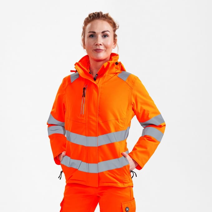 Engel Safety winterjack voor dames 1943-930 - Hi-vis Orange - S