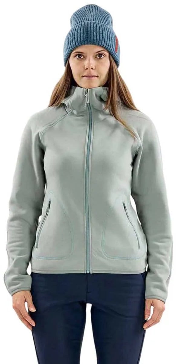 The Mountain Studio Tech Fleece Met Kap Groen,Grijs XS Vrouw