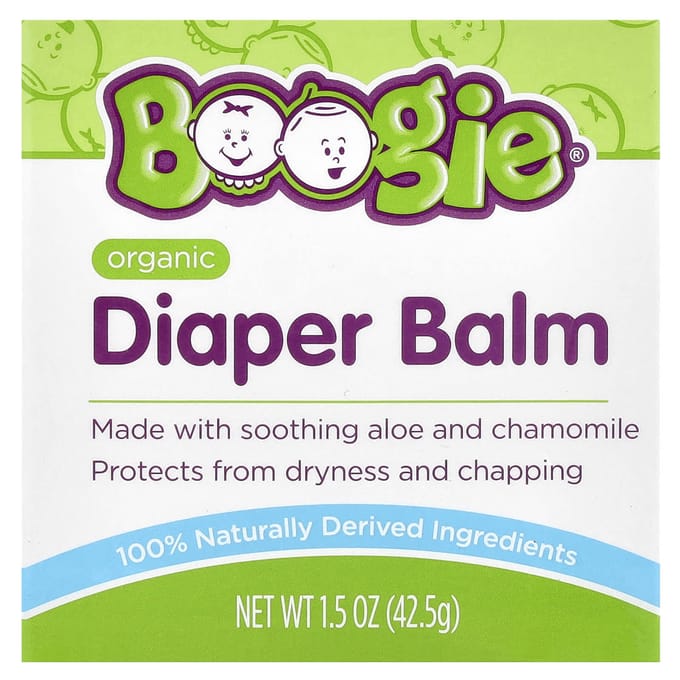 Boogie Wipes, Organic Diaper Balm, 1.5 oz (42.5 g) beige