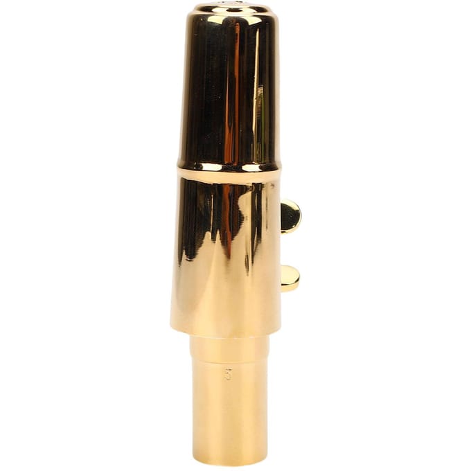 Bec de saxophone en laiton pour saxophone Sib avec pour les professionnels et les débutants 5# black