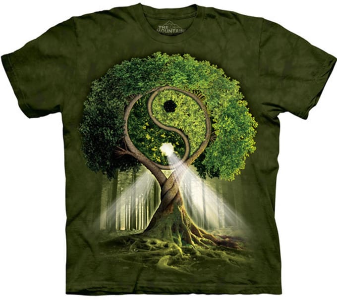 T-shirt Yin Yang Tree S