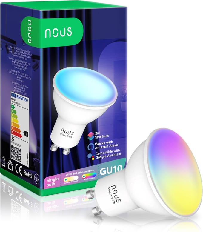 NOUS P8 Smart WIFI Bulb RGB GU10