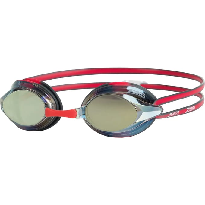 Zwembril - Zoggs - Racer Titanium - Grey Red - Mirror