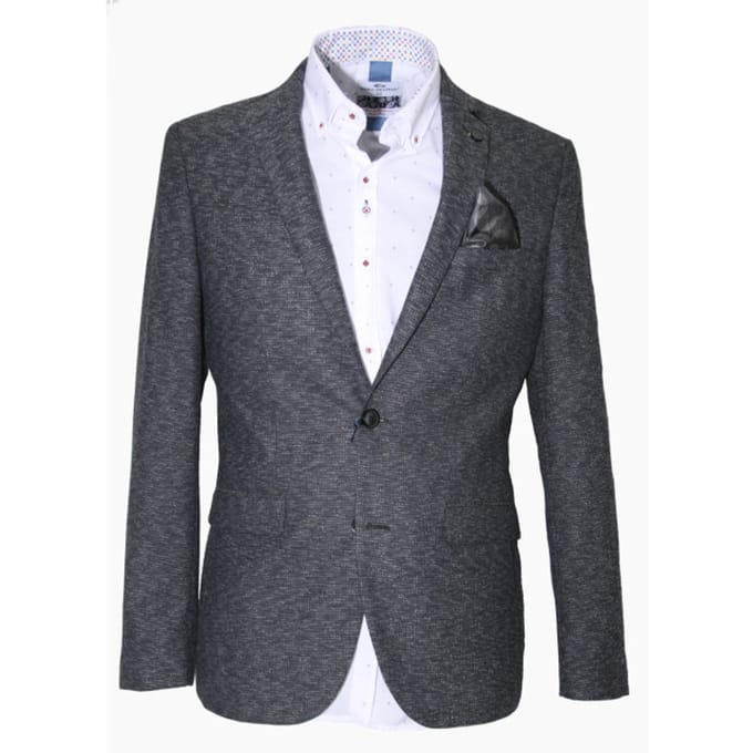 Carter & Davis - Casual colbert - Heren - 52 - Zwart - Polyester - 2628-9426