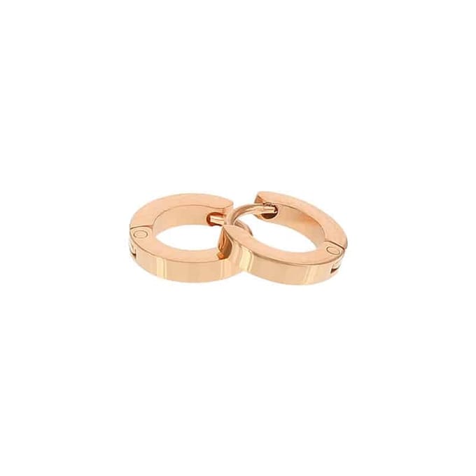 Kalli edelstalen Oorbel shiny 1898 Rose 10mm