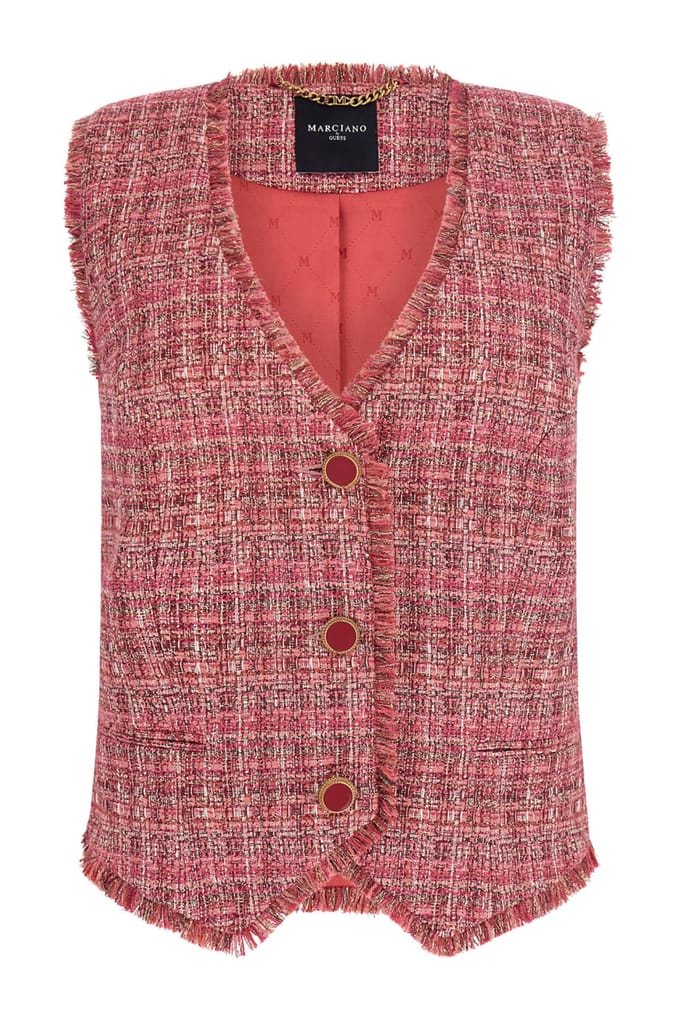 GUESS Claudia Vest Flowering Peony Twee Größe: 46 | Gilets Outlet | Damen