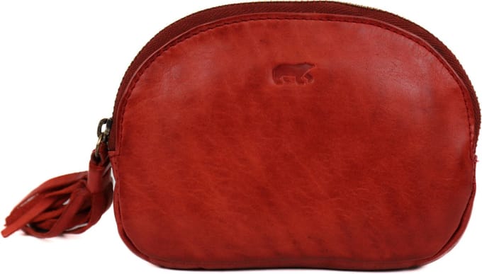 Bear Design Penny Ritsportemonnee - Rood