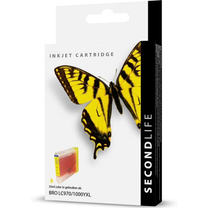 SecondLife - Brother LC 970/1000 Yellow