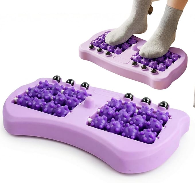 Solidchoice - Voetmassageapparaat met 6 Rijen en Magnetische Kralen
