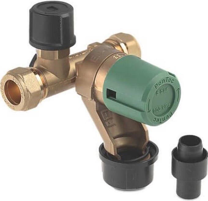 Duco Pentec inlaatcombinatie - 6 bar 15 mm knel
