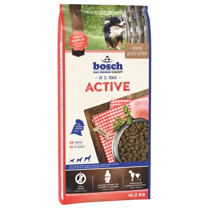 Bosch Active - dry dog food - 15 kg