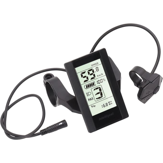24V 36V 48V 52V 800S LCD Display Controller voor Elektrische Fiets Modificatie black
