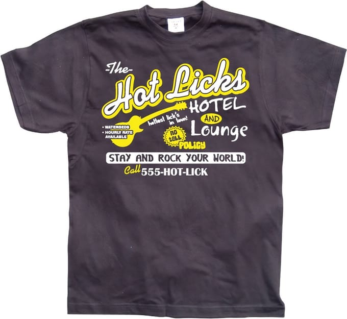 Hybris Hot Licks Hotel And Lounge T-shirt SH-1-11012-LFH2-2