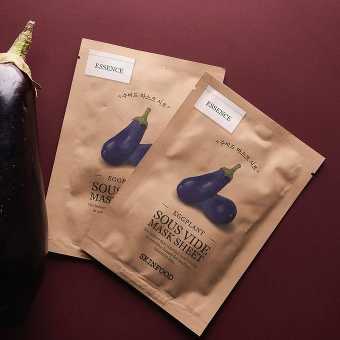 Skinfood Eggplant Sheet Mask 18 Gezichtsmasker