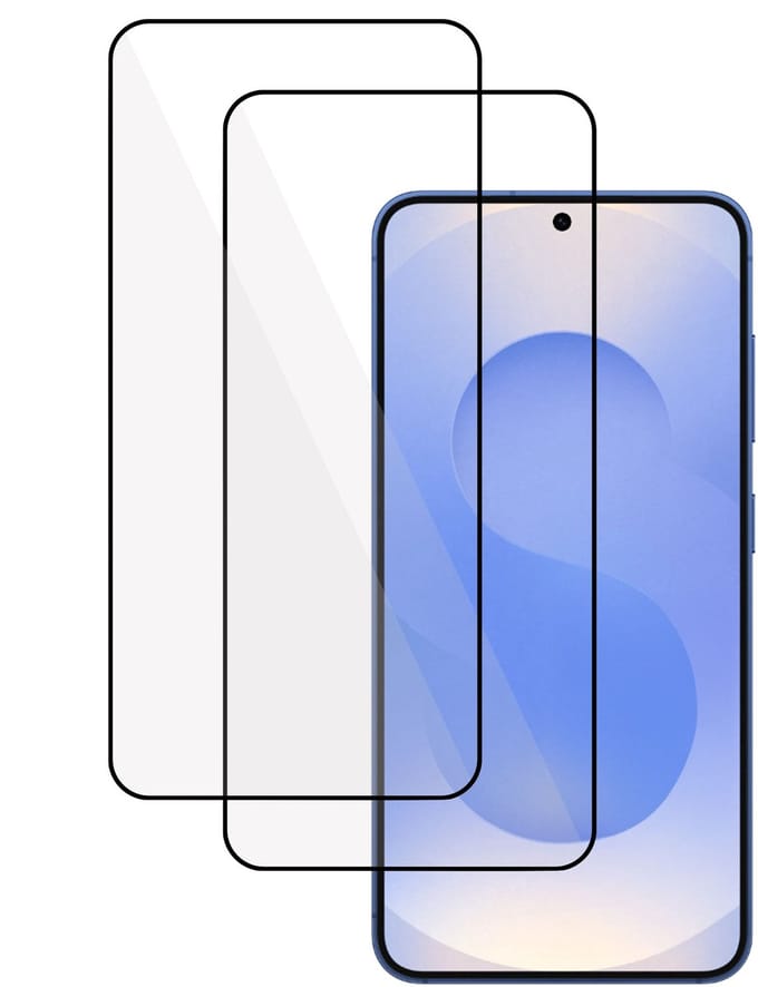 2x TechNow Screenprotector geschikt voor Samsung Galaxy S25 Plus Screenprotector - Mat - Gehard Glas - Rounded - Proteqt+