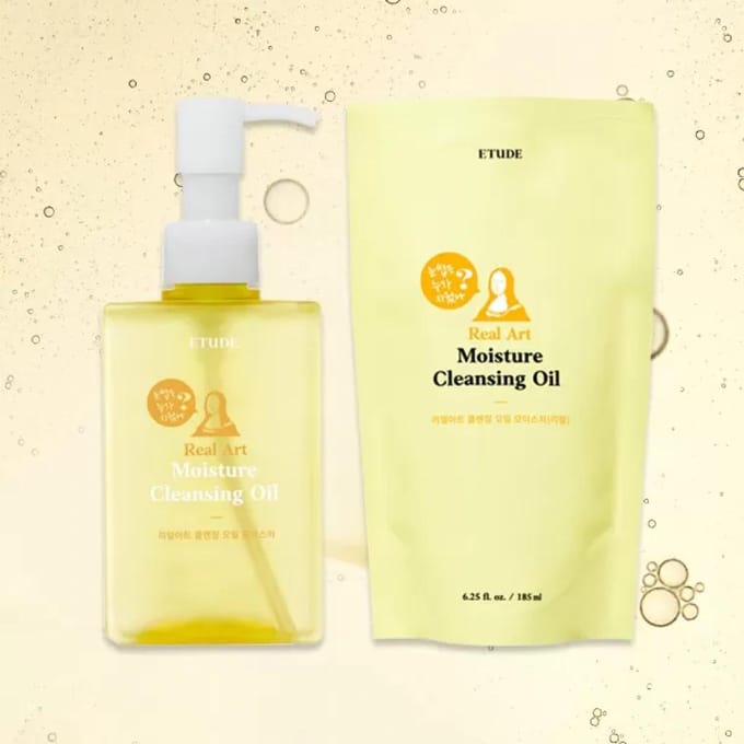 Etude House Huile Nettoyante Réelle Art Hydratante 185ml+185ml yellow