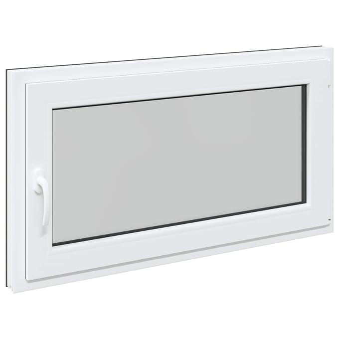 vidaXL - Kleur - binnenkant - kelderraam - Wit - RISOR - 120 - x - 60 - cm