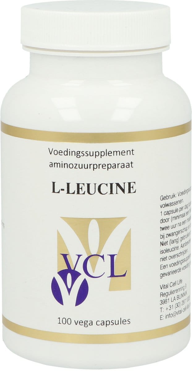 Vital Cell Life L-Leucine 400 mg Capsules 100 st