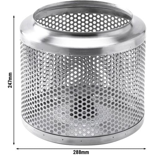 GGM Gastro Gemüsewaschkorb für Kartoffelschäler KASF120 & KASF220 Zilver