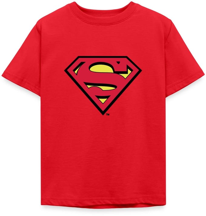 Superman S Schild Origineel Logo T-Shirt Kinderen