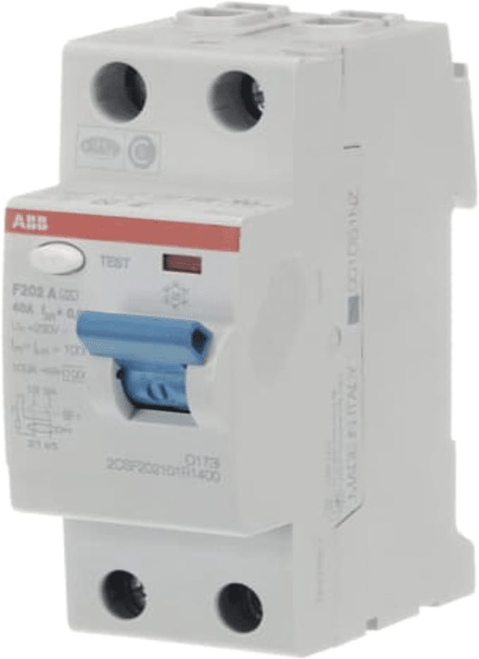 ABB aardlekschakelaar 63A 2 polig 30mA - 2CSF202101R1630 - F202 A-63
