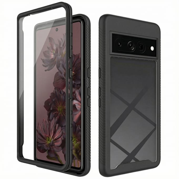 imoshion Hoesje - Geschikt voor Google Pixel 7 Pro - 360° Full Protective Case - Zwart