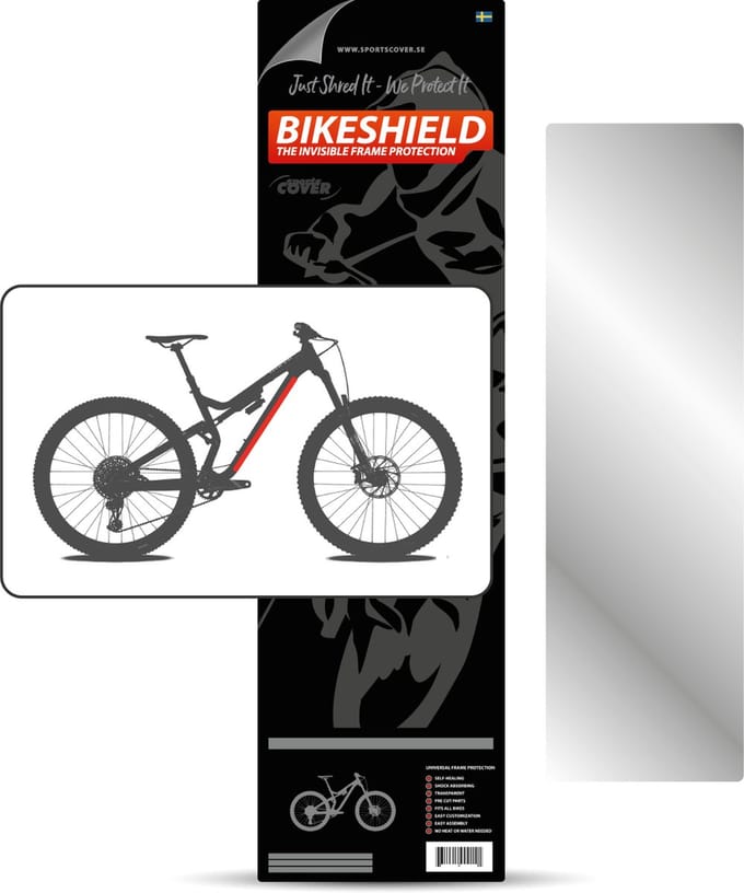 Bikeshield - Tube shield large matte - protectie sticker
