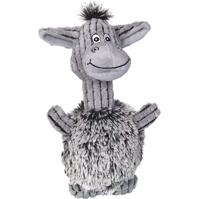 Ezel pluche voor hond met touw Nobby Pet Stretch