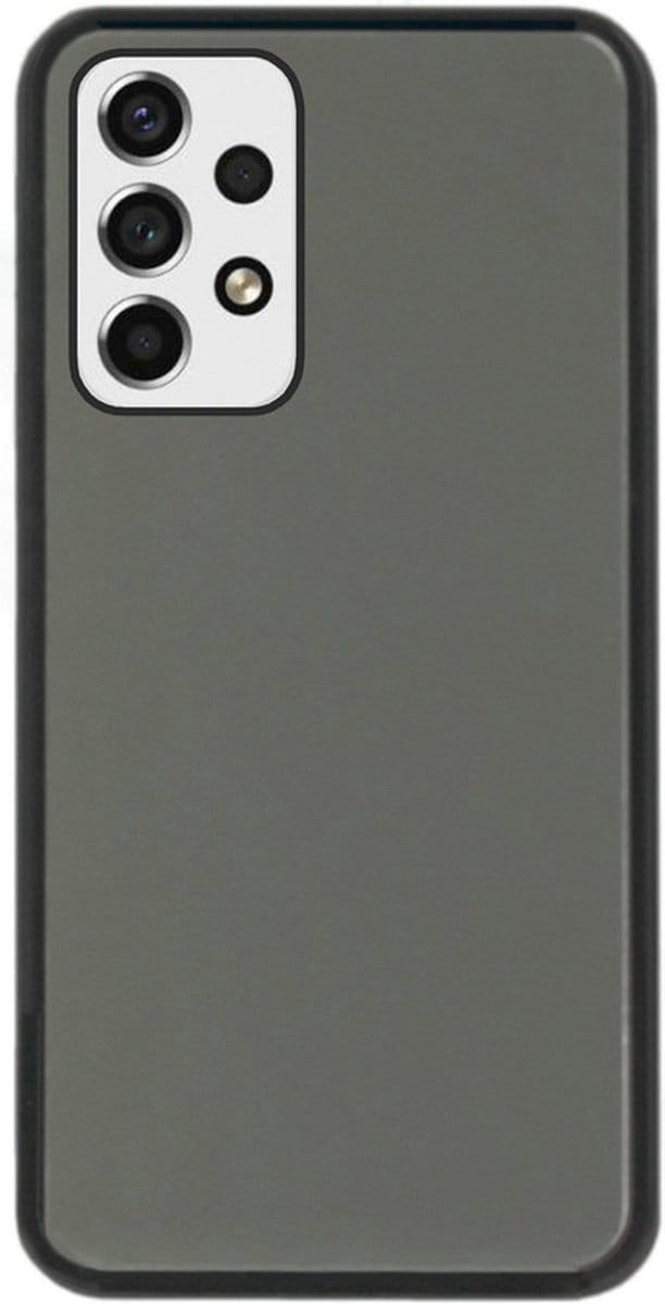 ADEL Siliconen Back Cover Softcase Hoesje Geschikt voor Samsung Galaxy A73 - Spiegel
