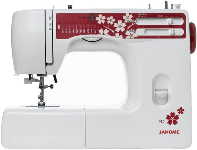 Naaimachine - Mechanisch naaien - Kleding maken - 20 programma's - 5mm steekbreedte - Wit