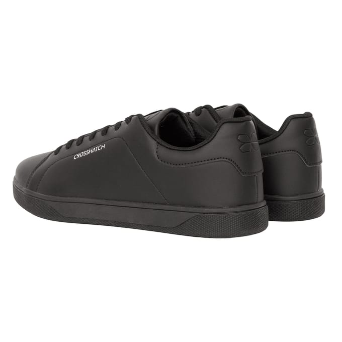 Crosshatch Heren Judas Trainers (Zwart)