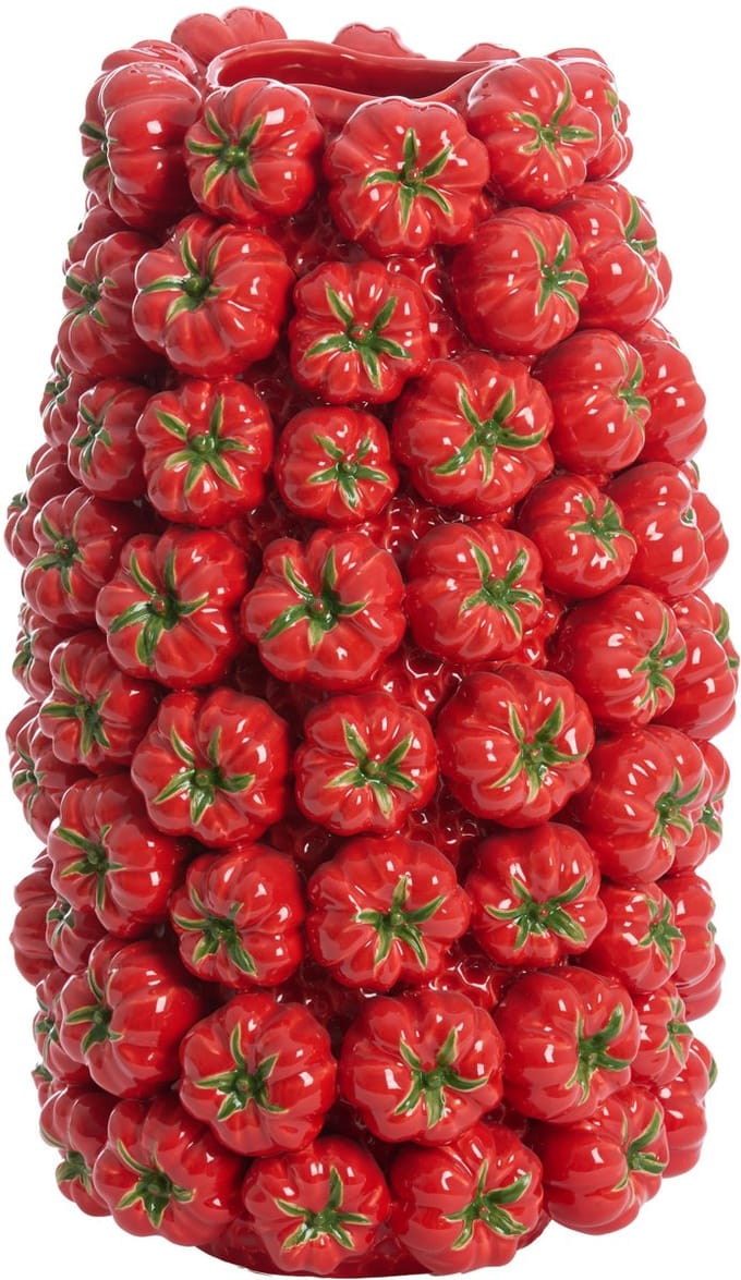 Light & Living Vaas Tamina Keramiek, 52cm - Rood