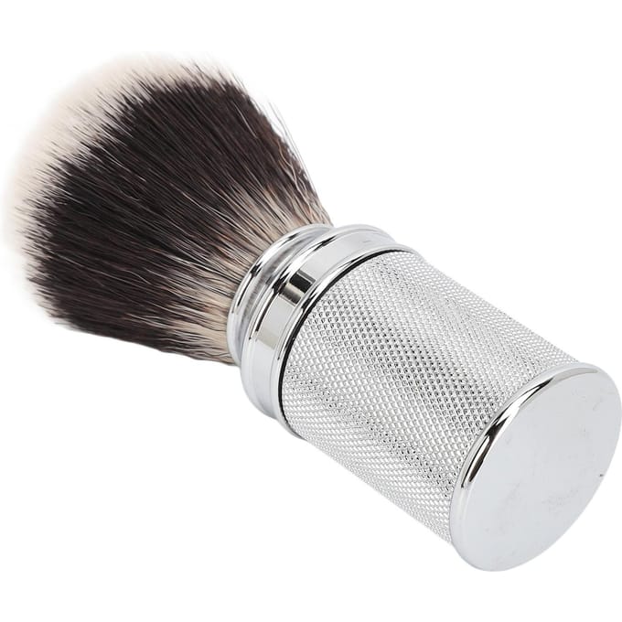 Barberschuimkwast Zacht Nylon Haar Sneldrogend Antislip Handvat Baardschuimkwast black