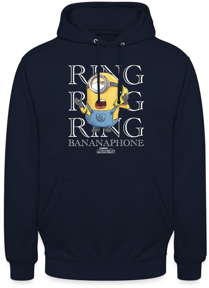 Minions Ring Bananaphone Ringen Hoodie Unisex