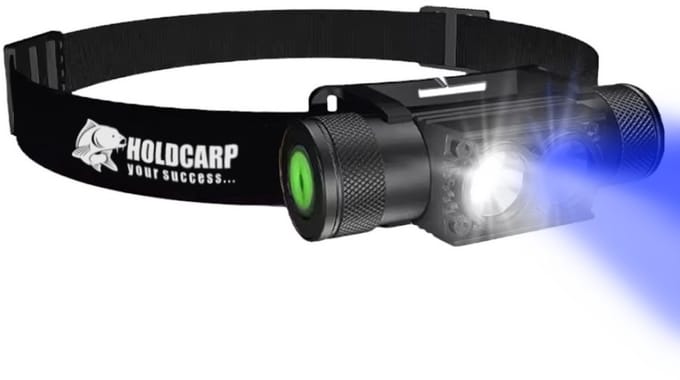 Holdcarp SuperBright UV/White Headlight (3350mAh) - Hoofdlamp