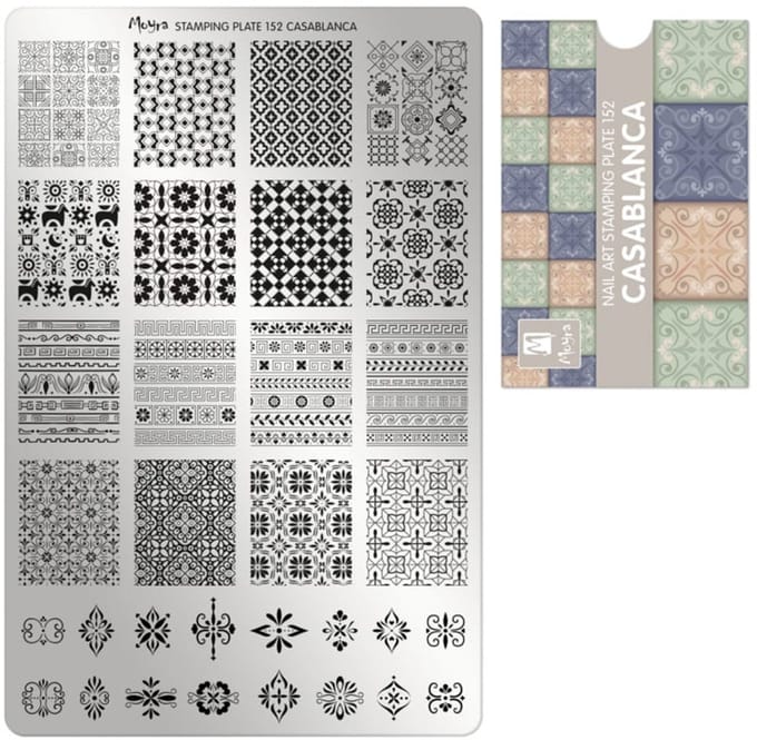 Moyra Stamping Plate 152 CASABLANCA