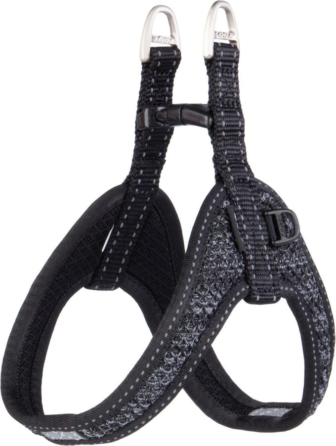 Rogz Utility Fast Fit Tuig Zwart - Hondenharnas - 41 cm