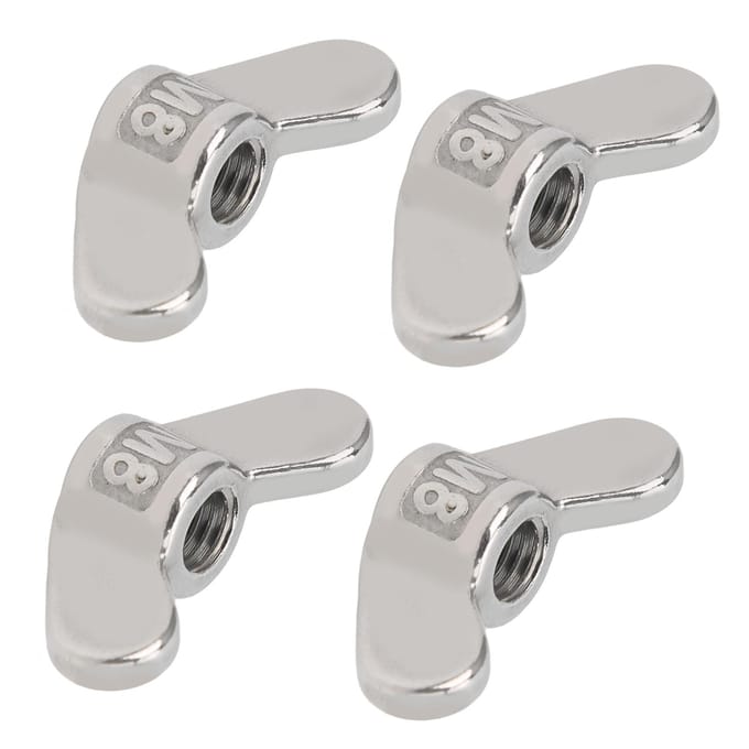 10 stuks M8 Vleugelmoeren Vlindermoeren 304 Roestvrij Staal Bevestigingsmiddel Hardware Accessoire