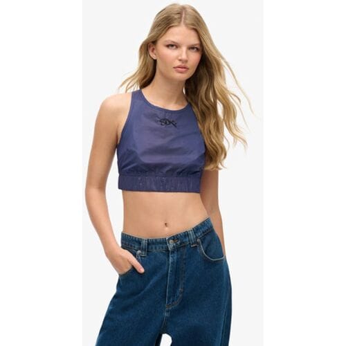Superdry Limited Edition Kort Reflecterend Sdx Topje Geel Grootte: S/M