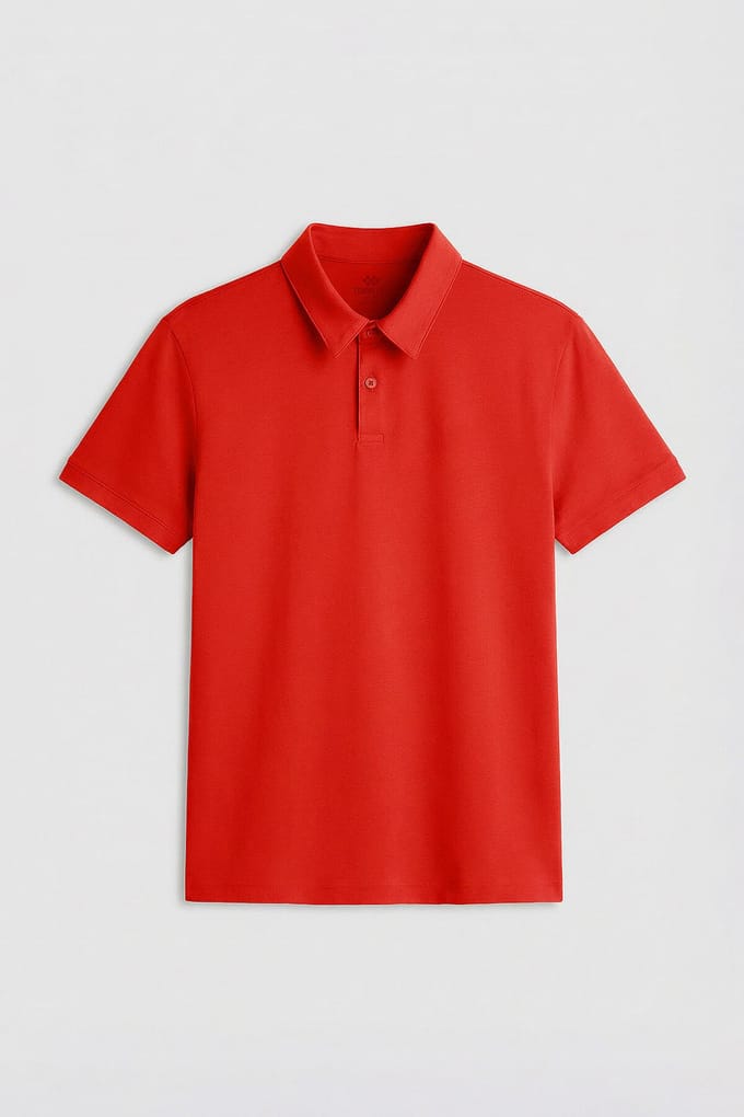Heren Katoenen Elastaan Polo T-Shirt