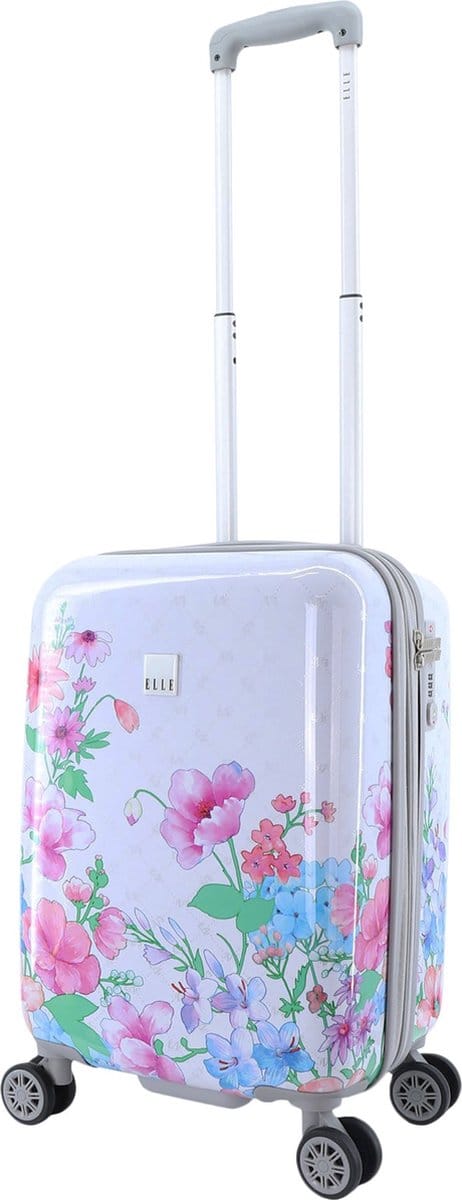 ELLE Bouquet Harde Handbagage Koffer 55 cm - Small - Wit - Wit / Small