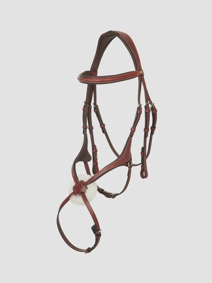 LeMieux Hoofdstel Kudos Crackle Zwart/Zilver - COB
