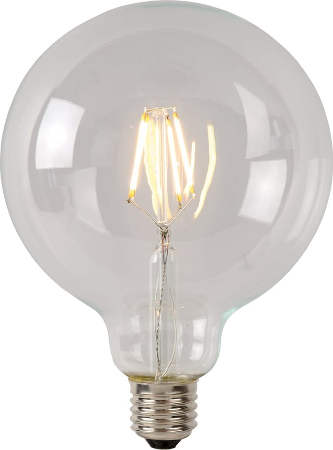Lucide G95 Class B - Filament lamp - Ø 9,5 cm - LED Dimbaar - E27 - 1x7W 2700K - Transparant