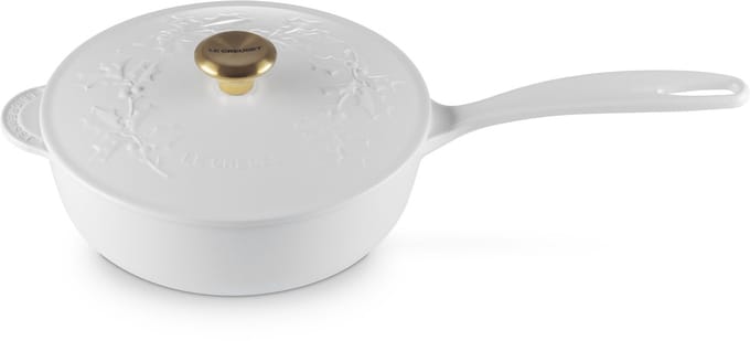 Le Creuset Holly Collection Steelpan ø 21 cm gietijzer Cotton