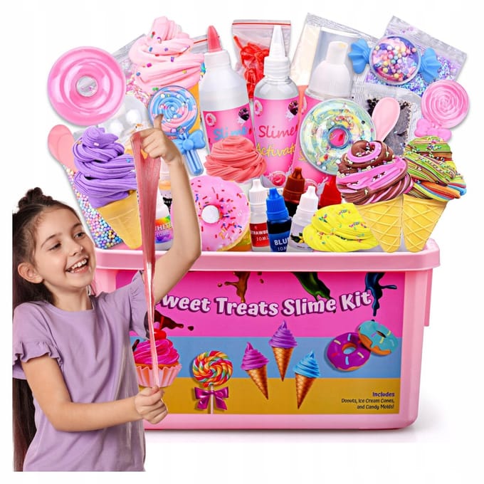 Grote Slime Fabriek: Zoete Creaties met Geuren & Versieringen