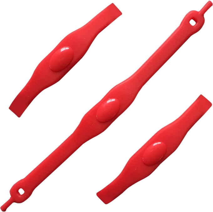 Shoeps Elastische veter Rood 14 stuks Red