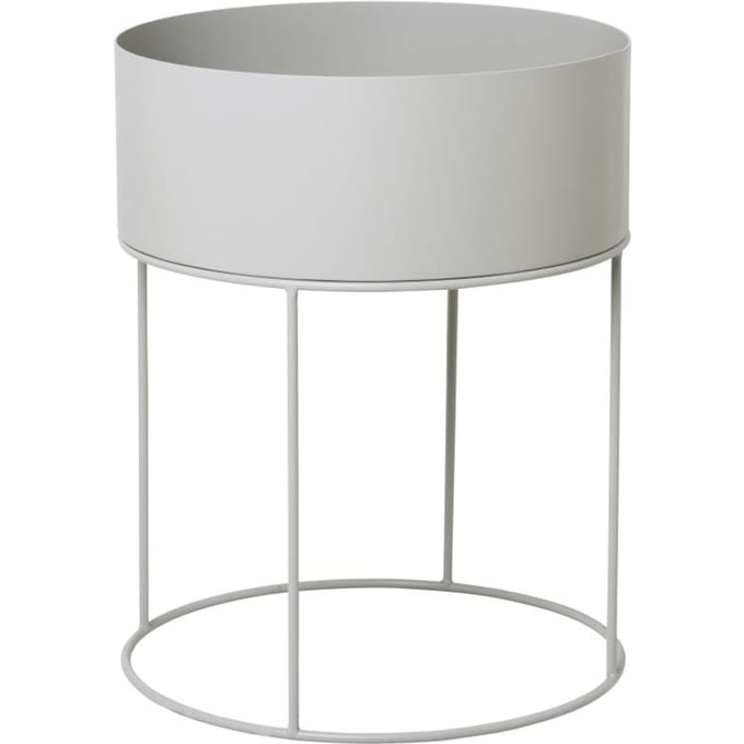 Ferm Living - Plant Box cilinder - lichtgrijs - 4 - 6 Wochen