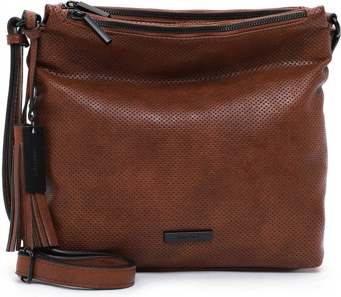 SURI FREY Schoudertas Celly Crossover Bag Cognac Bruine